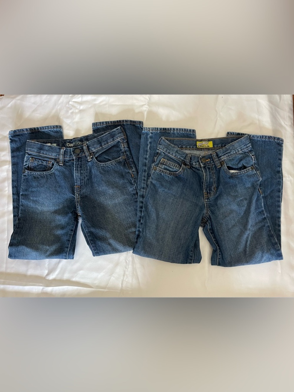Gap and Old Navy Classic Blue Denim Jeans -  2 pieces